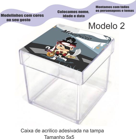 Caixa de Acrílico-pirata