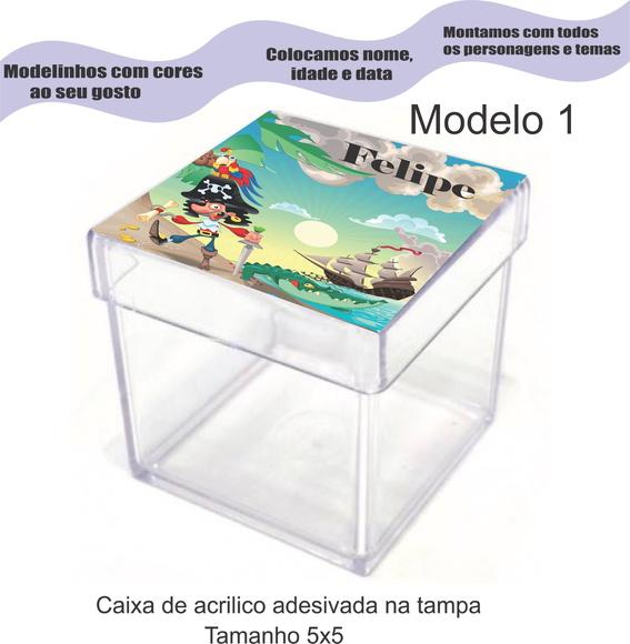 Caixa de Acrílico-pirata
