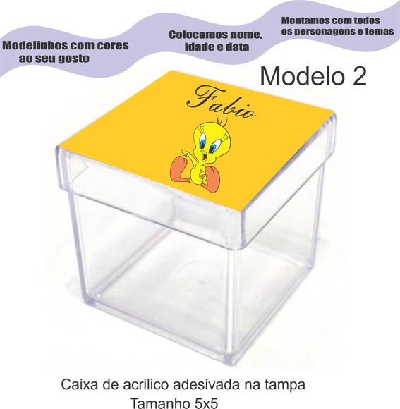 Caixa de Acrílico-piu Piu