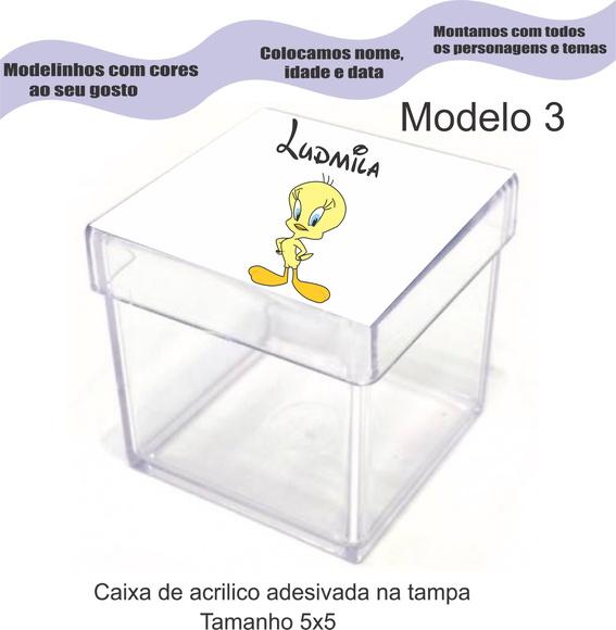 Caixa de Acrílico-piu Piu