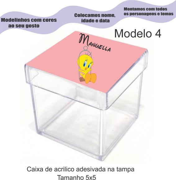 Caixa de Acrílico-piu Piu