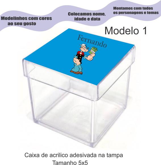 Caixa de Acrílico-popai