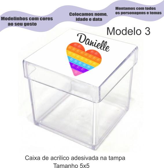 Caixa de Acrílico-pop Fidget