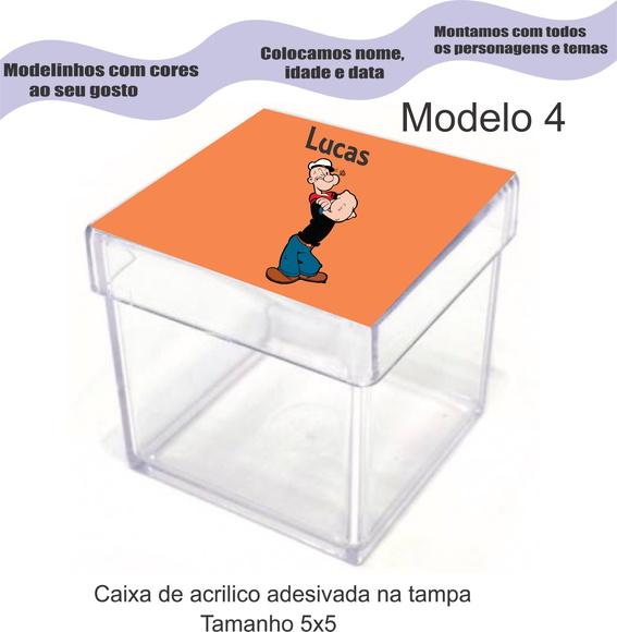 Caixa de Acrílico-popai