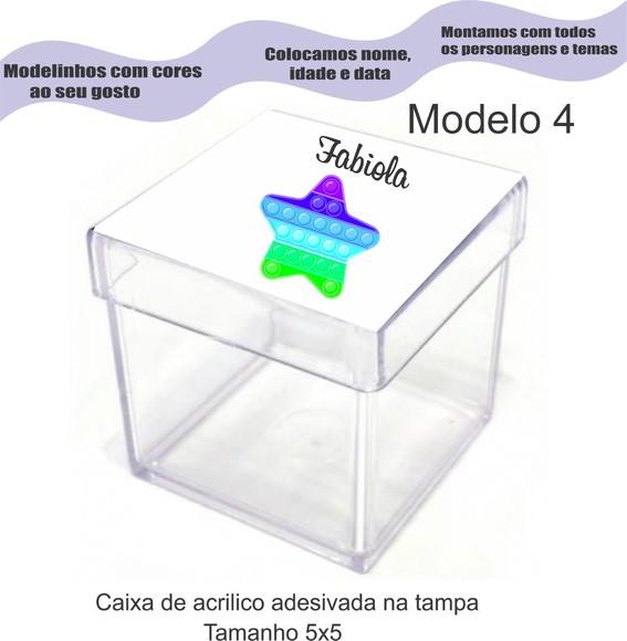 Caixa de Acrílico-pop Fidget