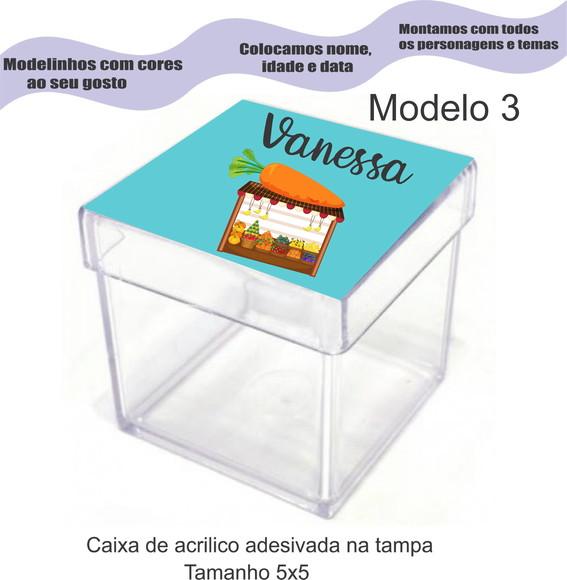 Caixa de Acrílico-quitandinha