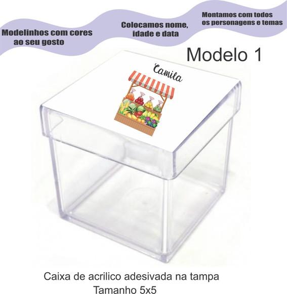 Caixa de Acrílico-quitandinha