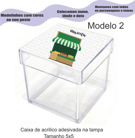 Caixa de Acrílico-quitandinha