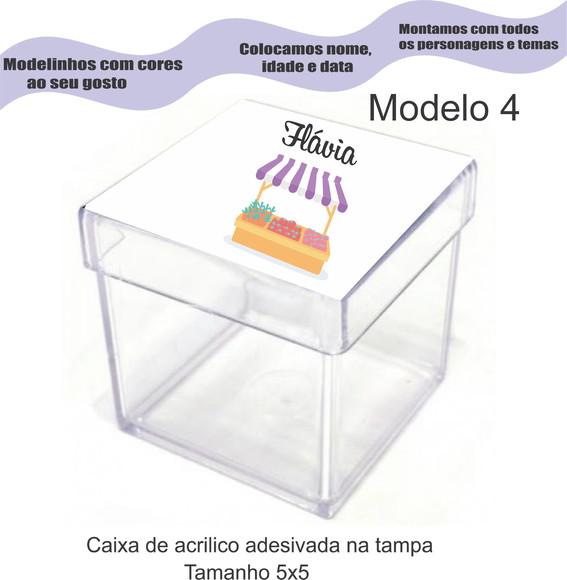 Caixa de Acrílico-quitandinha