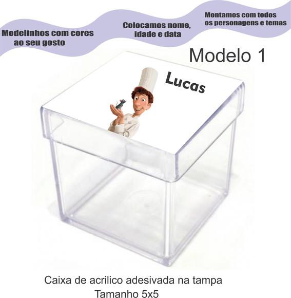 Caixa de Acrílico-ratatouille