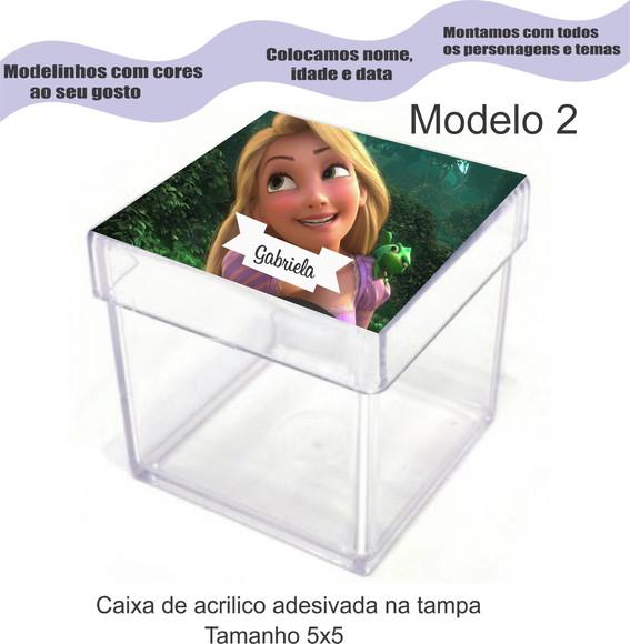 Caixa de Acrílico-rapunzel
