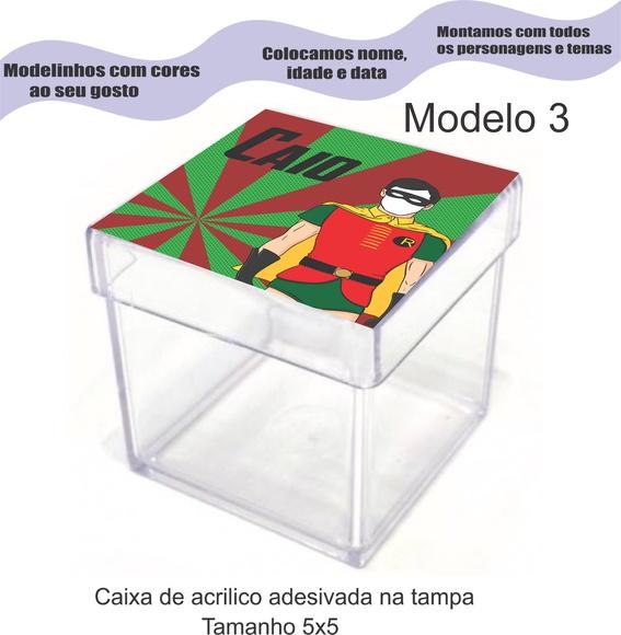 Caixa de Acrílico-robin