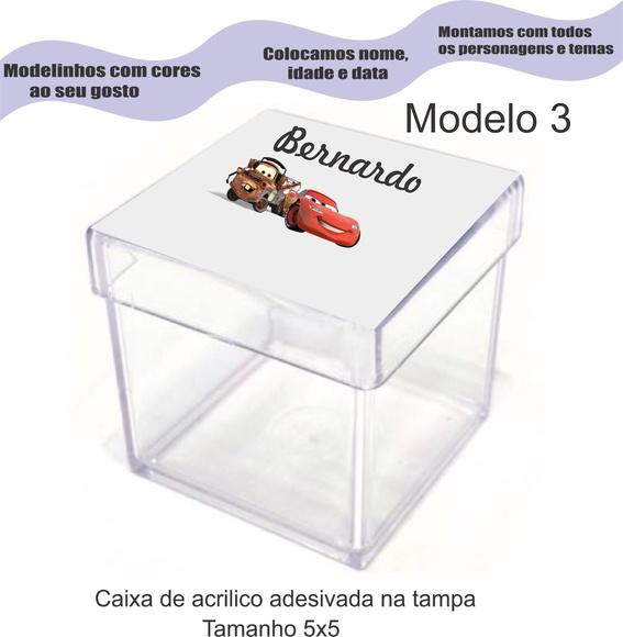 Caixa de Acrílico-relâmpago