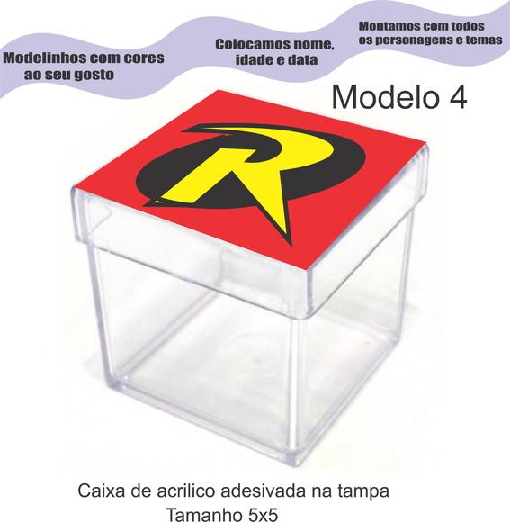 Caixa de Acrílico-robin