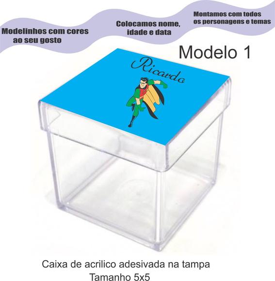 Caixa de Acrílico-robin