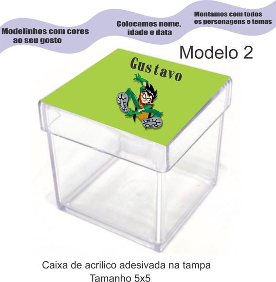 Caixa de Acrílico-robin