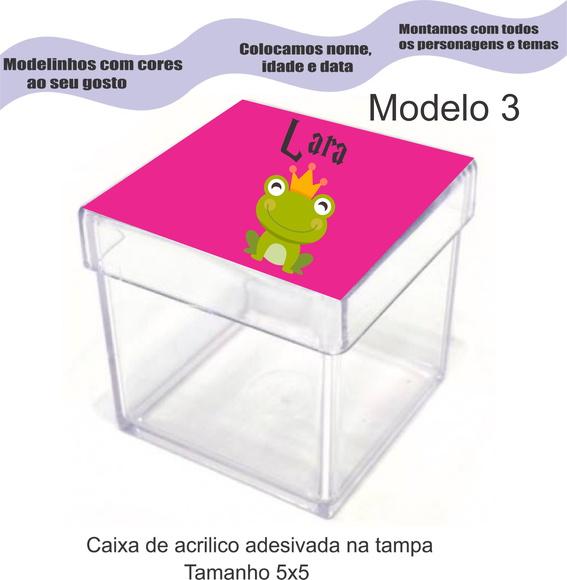 Caixa de Acrílico-sapo