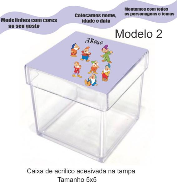Caixa de Acrílico-sete Anões