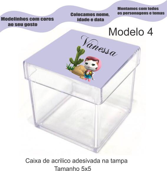 Caixa de Acrílico-sheriff Calie do Oeste