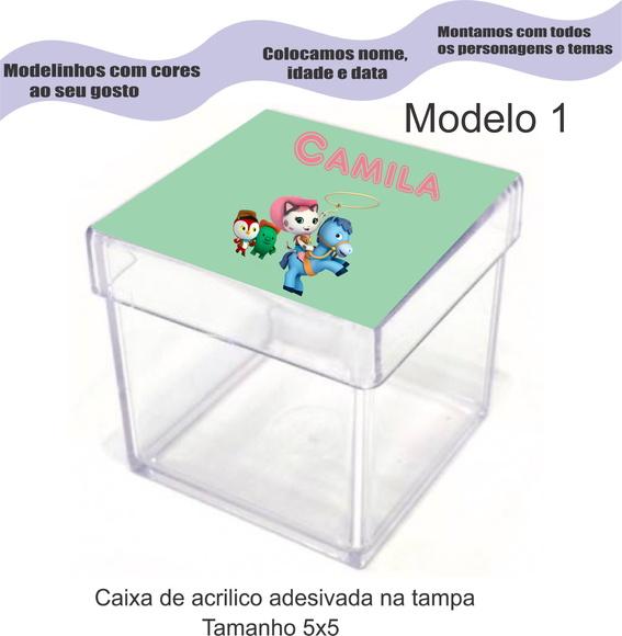 Caixa de Acrílico-sheriff Calie do Oeste