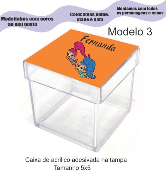 Caixa de Acrílico-shimmer Shine