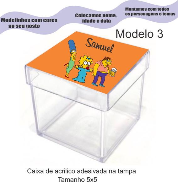 Caixa de Acrílico-simpson