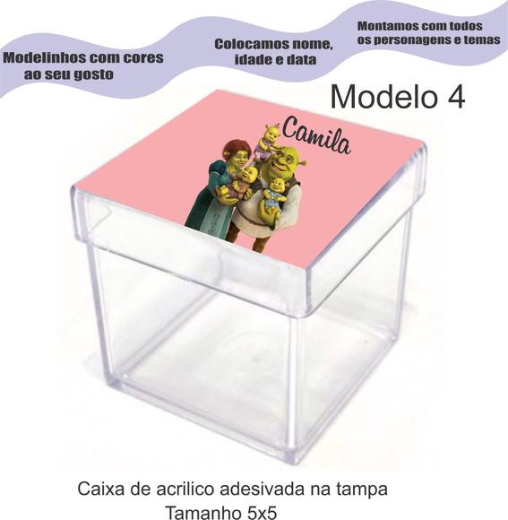 Caixa de Acrílico-shrek