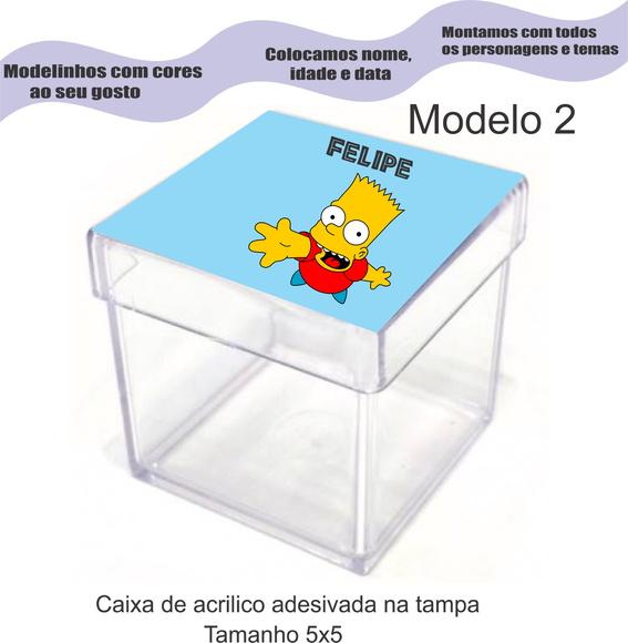Caixa de Acrílico-simpson