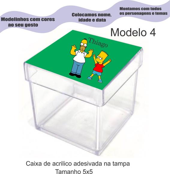 Caixa de Acrílico-simpson