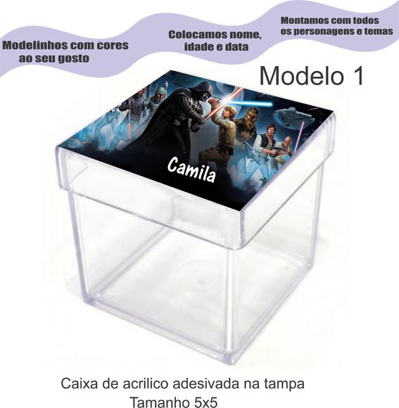 Caixa de Acrílico-starwars