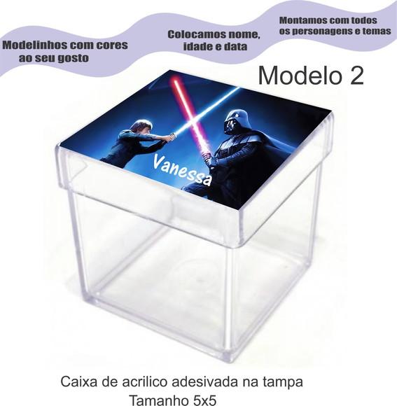 Caixa de Acrílico-starwars