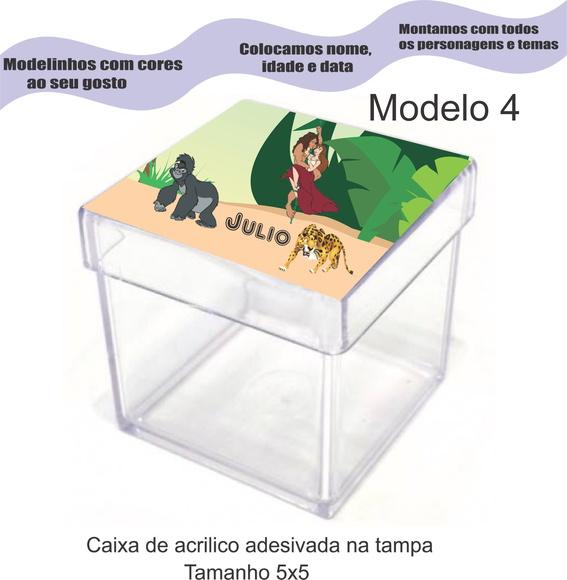 Caixa de Acrílico-tarzan