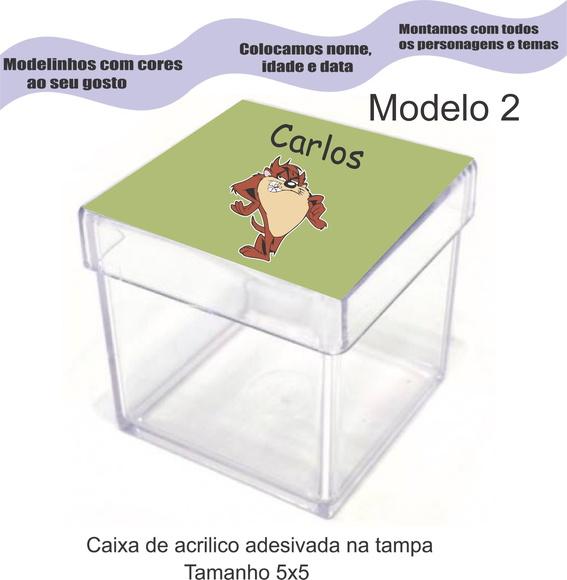 Caixa de Acrílico-taz Mania