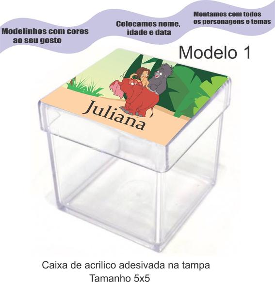 Caixa de Acrílico-tarzan