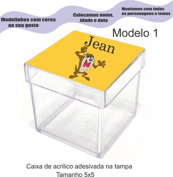 Caixa de Acrílico-taz Mania