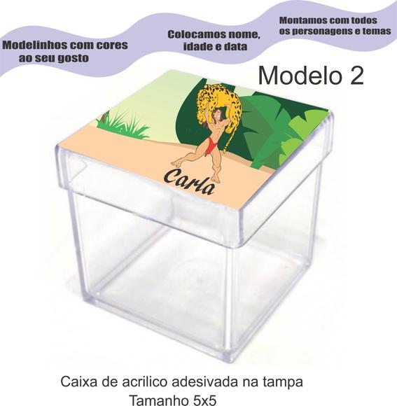 Caixa de Acrílico-tarzan
