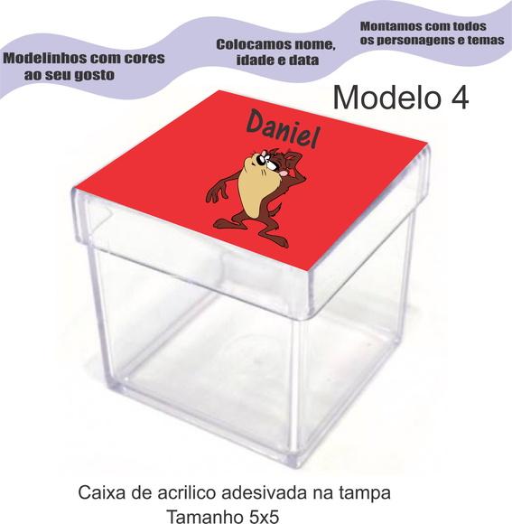 Caixa de Acrílico-taz Mania