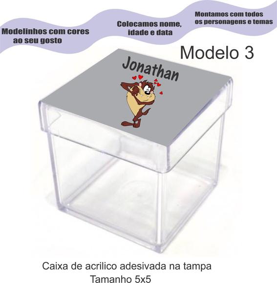 Caixa de Acrílico-taz Mania