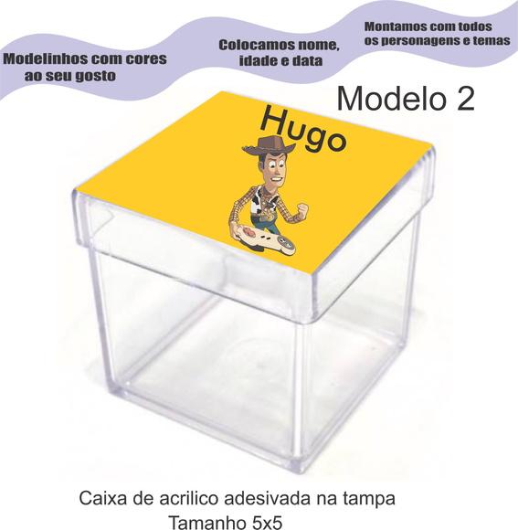 Caixa de Acrílico-toy Story