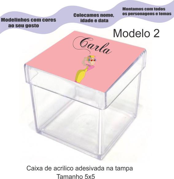 Caixa de Acrílico-turma do Chaves