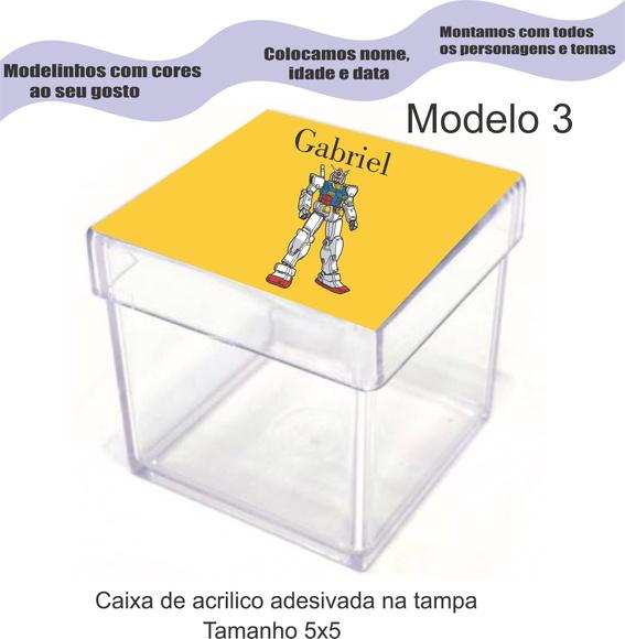 Caixa de Acrílico-transformers