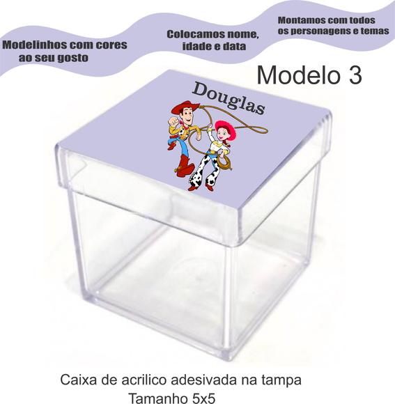 Caixa de Acrílico-toy Story