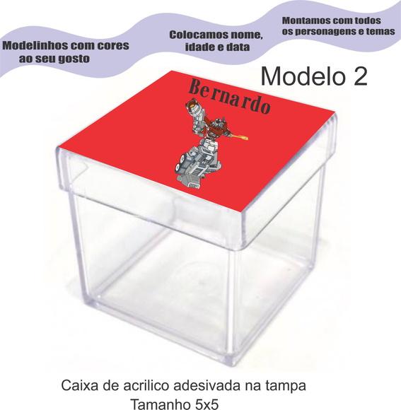 Caixa de Acrílico-transformers