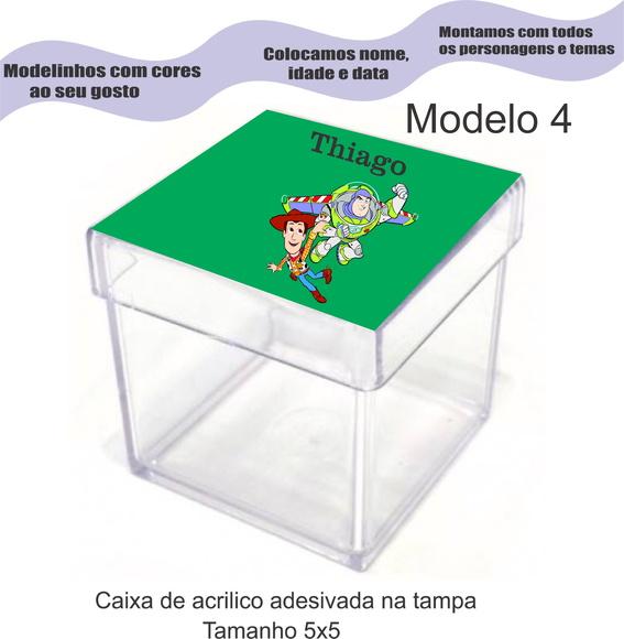 Caixa de Acrílico-toy Story