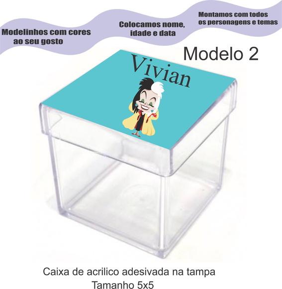 Caixa de Acrílico-vilões