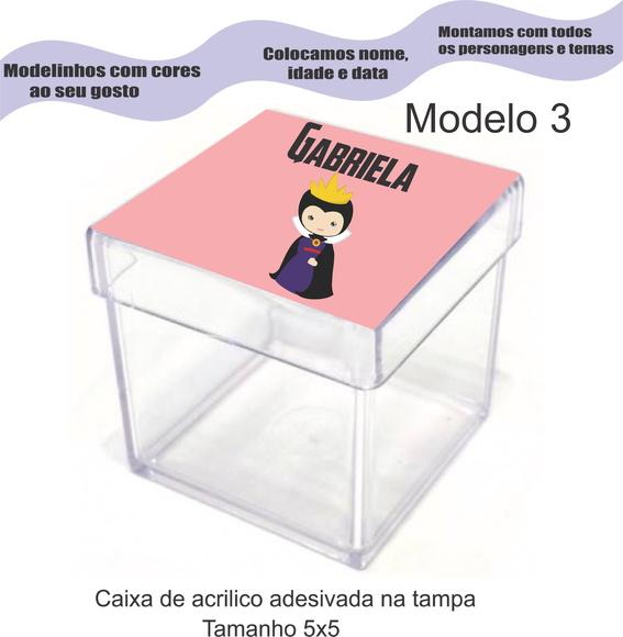 Caixa de Acrílico-vilões