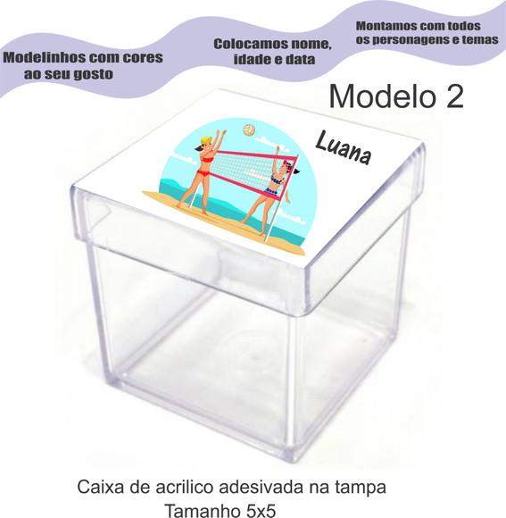 Caixa de Acrílico-volei