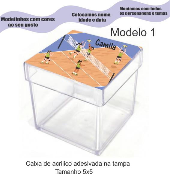 Caixa de Acrílico-volei