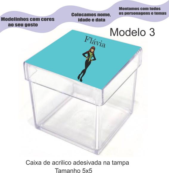 Caixa de Acrílico-x Mens