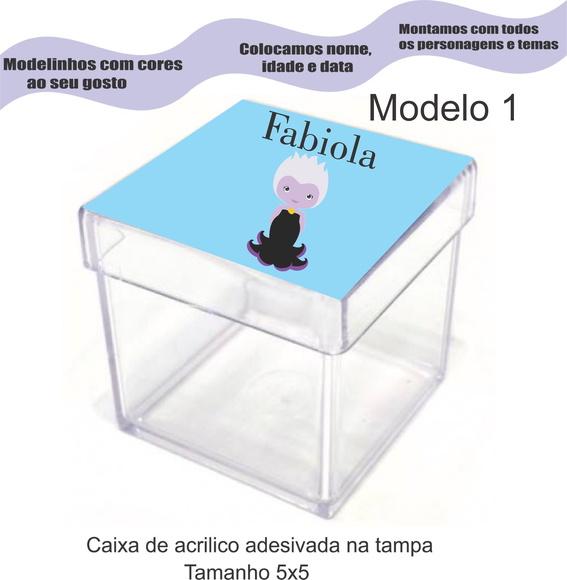 Caixa de Acrílico-vilões